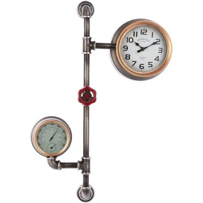 GILDE Abola Silber Wanduhr - Wanduhr GILDE Abola Silber Wanduhr - Wanduhr