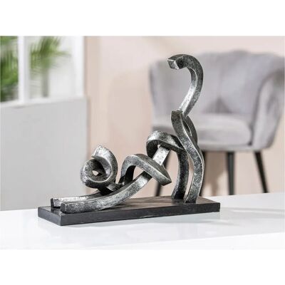 GILDE Katze "Stretching" Figur - Dekor - 29cm GILDE Katze "Stretching" Figur - Dekor - 29cm