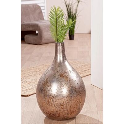 GILDE Peso Vase - Gray, 56cm tall, Glas, Decorative GILDE Peso Vase - Gray, 56cm tall, Glas, Decorative