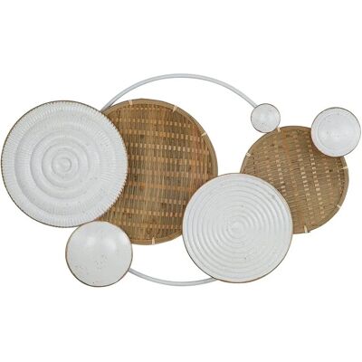 GILDE Casablanca Wall Relief Zalvador - 73x43cm, Metal, Elegant Decor GILDE Casablanca Wall Relief Zalvador - 73x43cm, Metal, Elegant Decor