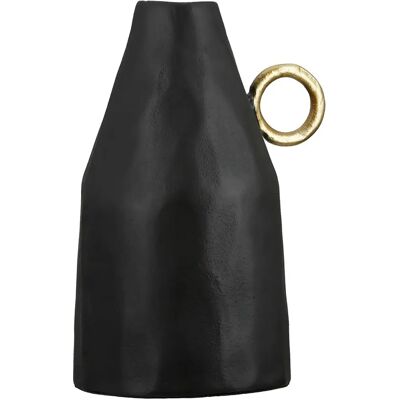 GILDE Vase Dora - Aluminium noir - 31cm GILDE Vase Dora - Aluminium noir - 31cm