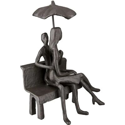 GILDE Casablanca Hochzeitspaar Skulptur - Braun - 19cm GILDE Casablanca Hochzeitspaar Skulptur - Braun - 19cm