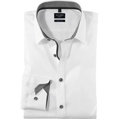 Chemise Business OLYMP No. Six super slim - Business Shirt - Publicité Chemise Business OLYMP No. Six super slim - Business Shirt - Publicité