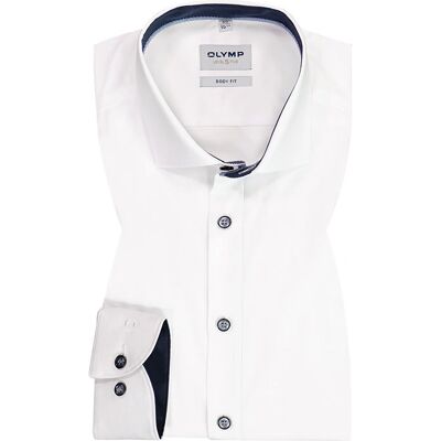 OLYMP Level Five Weiß Slim Fit Businesshemd OLYMP Level Five Weiß Slim Fit Businesshemd