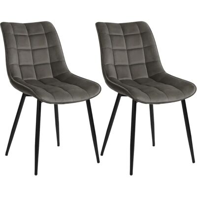 WOLTU Modell WOLTU - Samtalsstolar i Sammet - Set mit 2 WOLTU Modell WOLTU - Samtalsstolar i Sammet - Set mit 2