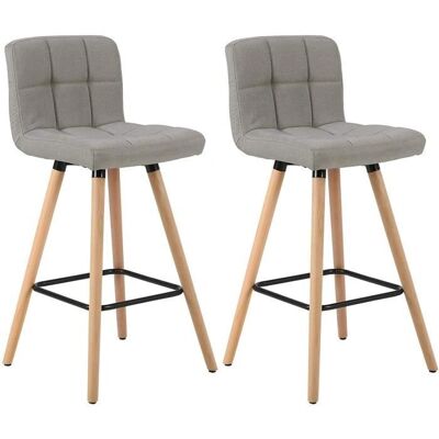 WOLTU - Bar Stool - Gris clair - Tabourets de bar - Publicité WOLTU - Bar Stool - Gris clair - Tabourets de bar - Publicité