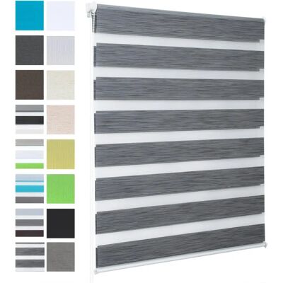 WOLTU - Marmo Gris 70x150 - Doble Oscurecedor - Estor enrollable WOLTU - Marmo Gris 70x150 - Doble Oscurecedor - Estor enrollable
