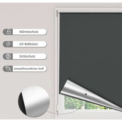 Woltu TR5700an03 Antracite - Tenda a Rullo - Protezione UV Woltu TR5700an03 Antracite - Tenda a Rullo - Protezione UV