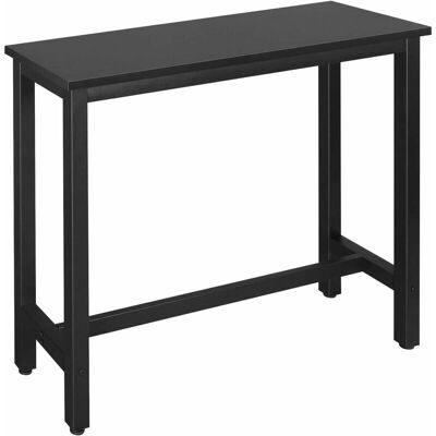 WOLTU Tavolo da Bar Nero 120x40x100cm - Tavolo WOLTU Tavolo da Bar Nero 120x40x100cm - Tavolo