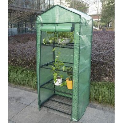 Serra da Giardino Woltu con 4 Ripiani - Resistente ai Raggi UV e Portatile Serra da Giardino Woltu con 4 Ripiani - Resistente ai Raggi UV e Portatile