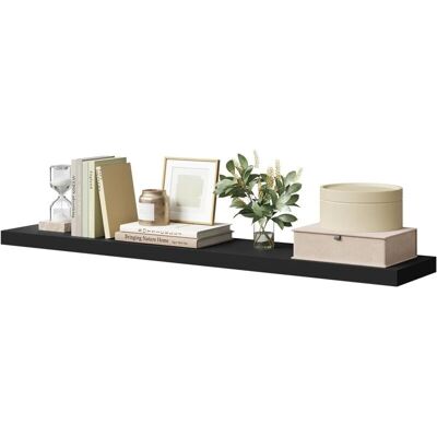 Mensola da Parete Nera WOLTU Nova - Design Moderno, Supporta 10kg, Vari Misure Mensola da Parete Nera WOLTU Nova - Design Moderno, Supporta 10kg, Vari Misure