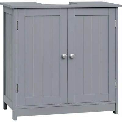 Woltu - Mobile bagno - 60x60x30cm - Grigio Woltu - Mobile bagno - 60x60x30cm - Grigio