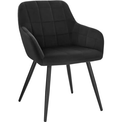 Sedia WOLTU - Nera - Ergonomica, Resistente in Velluto - Per Sala da Pranzo & Ufficio Sedia WOLTU - Nera - Ergonomica, Resistente in Velluto - Per Sala da Pranzo & Ufficio