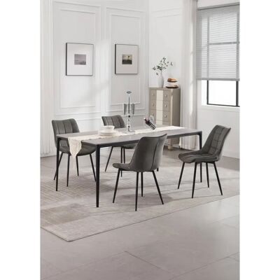 WOLTU 6 Sedie da Pranzo in Velluto - Moderne & Eleganti WOLTU 6 Sedie da Pranzo in Velluto - Moderne & Eleganti