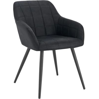 WOLTU Antracite-Tessuto leathaire Sedia da pranzo ergonomica WOLTU Antracite-Tessuto leathaire Sedia da pranzo ergonomica