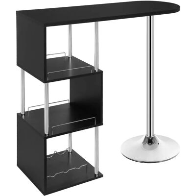 Tavolo da Bar a forma di S Woltu con Spazio per Bottiglie Tavolo da Bar a forma di S Woltu con Spazio per Bottiglie
