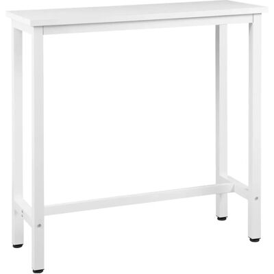 Tavolo da Pranzo in Metallo Bianco Woltu - 100x40x100cm Tavolo da Pranzo in Metallo Bianco Woltu - 100x40x100cm