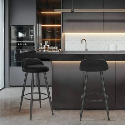 WOLTU BH296sz-1 Sgabello in velluto regolabile - Mobili cucina e bar WOLTU BH296sz-1 Sgabello in velluto regolabile - Mobili cucina e bar