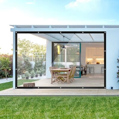 WOLTU Tarp Transparent Imperméable - 2x4 m - Type de Produit: Tarp - Publicité WOLTU Tarp Transparent Imperméable - 2x4 m - Type de Produit: Tarp - Publicité