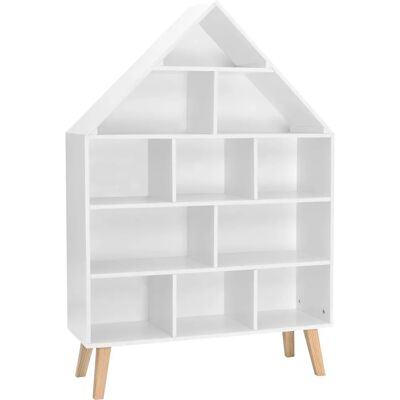 Libreria per bambini WOLTU con 11 scomparti - Struttura stabile Libreria per bambini WOLTU con 11 scomparti - Struttura stabile