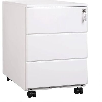 WOLTU SK024ws - Archivador Blanco - Construcción resistente de acero y nylon WOLTU SK024ws - Archivador Blanco - Construcción resistente de acero y nylon