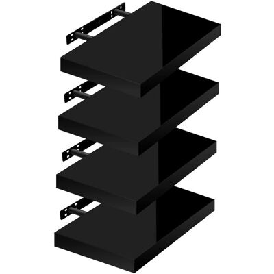 WOLTU - 4x90x23x3.8 cm - Legno Metallo - Da parete - Scaffale WOLTU - 4x90x23x3.8 cm - Legno Metallo - Da parete - Scaffale