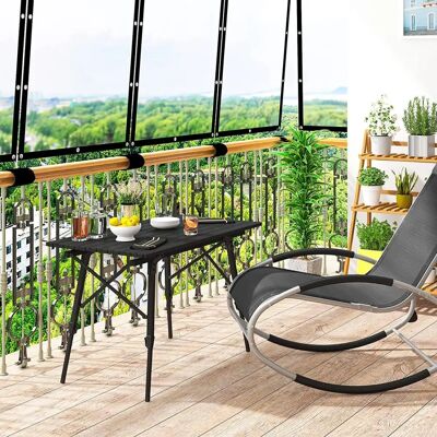 Woltu Aluminium Camping Tisch Faltbar Höhenverstellbar 90x52cm - Camping Tisch Woltu Aluminium Camping Tisch Faltbar Höhenverstellbar 90x52cm - Camping Tisch