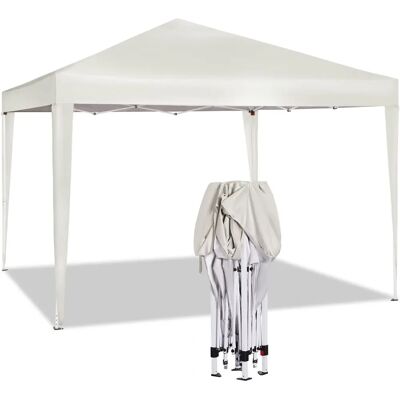 WOLTU Pergotenda da Giardino - Pergola Pieghevole 3x3m Beige - Tipo di Giardino WOLTU Pergotenda da Giardino - Pergola Pieghevole 3x3m Beige - Tipo di Giardino