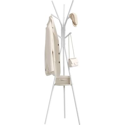 Appendiabiti Moderno a Forma di Albero con 9 Ganci - Bianco Appendiabiti Moderno a Forma di Albero con 9 Ganci - Bianco