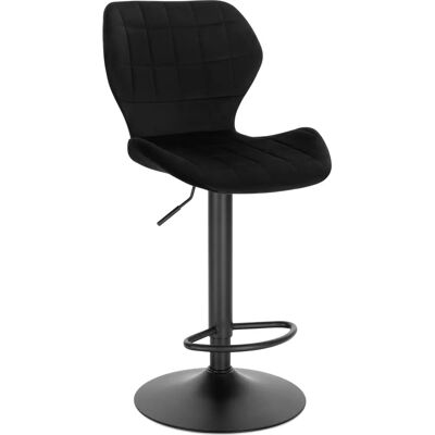 WOLTU Taburete de Bar de Terciopelo - Altura Ajustable 60-82cm - Giratorio 360° - Estable y Cómodo WOLTU Taburete de Bar de Terciopelo - Altura Ajustable 60-82cm - Giratorio 360° - Estable y Cómodo