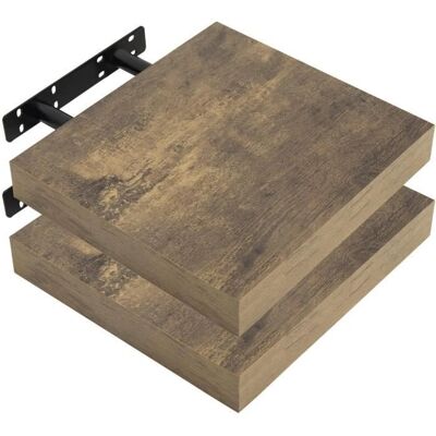 WOLTU - Wall Shelf Set 2 - MDF - 30x22.9x3.8cm - Publicité WOLTU - Wall Shelf Set 2 - MDF - 30x22.9x3.8cm - Publicité