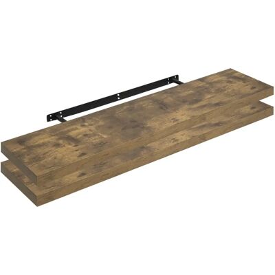 Estantería de Pared Woltu Madera Rústica - 30x22.9x3.8cm Estantería de Pared Woltu Madera Rústica - 30x22.9x3.8cm