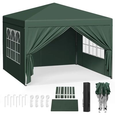 WOLTU Gartenpavillon 3x3m Klappdach mit Oxford Stoff - Gartentyp WOLTU Gartenpavillon 3x3m Klappdach mit Oxford Stoff - Gartentyp