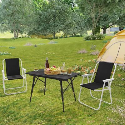 Sedia Pieghevole Portatile WOLTU - Campeggio, Pesca & Giardino - Nero Sedia Pieghevole Portatile WOLTU - Campeggio, Pesca & Giardino - Nero