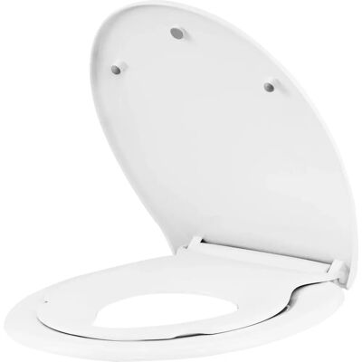 WOLTU Toilettensitz mit Soft-Close und magnetischem Kindersitz - Universell O-Form WOLTU Toilettensitz mit Soft-Close und magnetischem Kindersitz - Universell O-Form