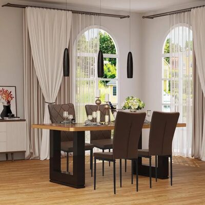 Woltu W0ATT0050-4 Sillas de comedor con respaldo alto Woltu W0ATT0050-4 Sillas de comedor con respaldo alto
