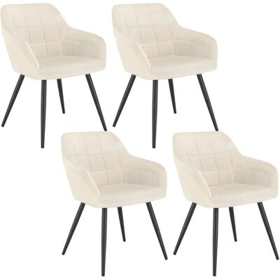 WOLTU Ensemble de 4 Chaises de Salle à Manger Modernes avec Accoudoirs - Publicité WOLTU Ensemble de 4 Chaises de Salle à Manger Modernes avec Accoudoirs - Publicité