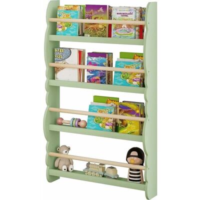 Étagère Murale Enfant WOLTU - Organisateur en Bois Écologique et Sûr - Publicité Étagère Murale Enfant WOLTU - Organisateur en Bois Écologique et Sûr - Publicité