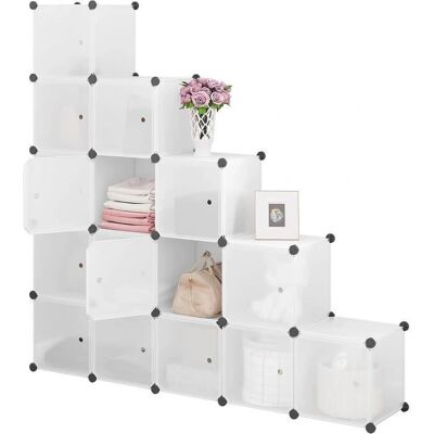 Armario Modular WOLTU - 15 Cubos con Puertas Magnéticas Armario Modular WOLTU - 15 Cubos con Puertas Magnéticas