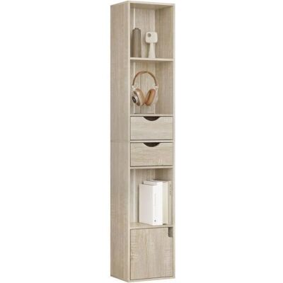 Estantería Vertical WOLTU - Blanco - Estantería para Libros Estantería Vertical WOLTU - Blanco - Estantería para Libros