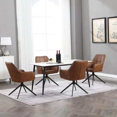 Woltu W0ATT0180-2 Silla Giratoria para Comedor - Silla de Comedor Woltu W0ATT0180-2 Silla Giratoria para Comedor - Silla de Comedor