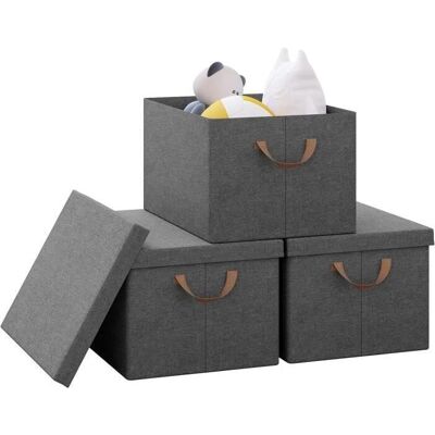 WOLTU Aufbewahrungsboxen Set 3 Faltbar mit Griffen - 36L WOLTU Aufbewahrungsboxen Set 3 Faltbar mit Griffen - 36L