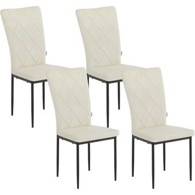 WOLTU - Set aus 4 Esszimmerstühlen - Gepolsterte Esszimmerstühle WOLTU - Set aus 4 Esszimmerstühlen - Gepolsterte Esszimmerstühle