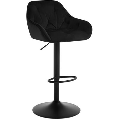 WOLTU Taburete de Barra Ajustable Moderno Negro WOLTU Taburete de Barra Ajustable Moderno Negro