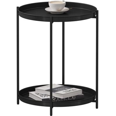Woltu Couchtisch Modern Rund Schwarz Wohnzimmer Woltu Couchtisch Modern Rund Schwarz Wohnzimmer