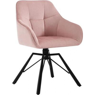 WOLTU 1x Chaise de Salle à Manger Pivotante Velours Rose - Chaise de salle à manger - Publicité WOLTU 1x Chaise de Salle à Manger Pivotante Velours Rose - Chaise de salle à manger - Publicité