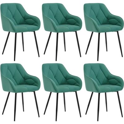 Silla de comedor de terciopelo azul claro WOLTU - Silla de comedor Silla de comedor de terciopelo azul claro WOLTU - Silla de comedor