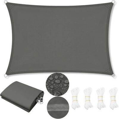 Lona exterior impermeable 4x6m - Resistente, con ojalillos Lona exterior impermeable 4x6m - Resistente, con ojalillos