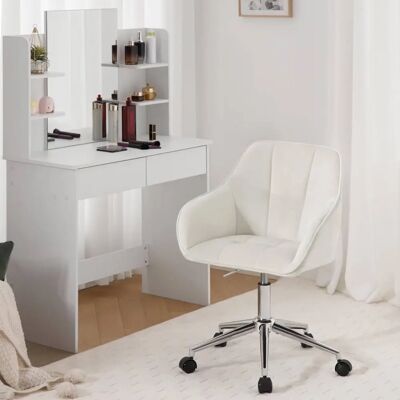 Chaise de Bureau WOLTU W0ATT0574 - Ergonomique, Velours, Hauteur Réglable - Publicité Chaise de Bureau WOLTU W0ATT0574 - Ergonomique, Velours, Hauteur Réglable - Publicité