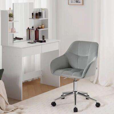 Chaise de Bureau Woltu W0ATT0575 - Ergonomique, Réglable, Velours - Publicité Chaise de Bureau Woltu W0ATT0575 - Ergonomique, Réglable, Velours - Publicité